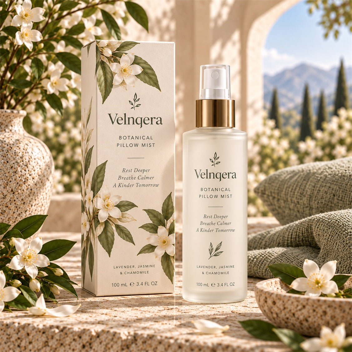 Velnqera Botanical Pillow Mist - product view
