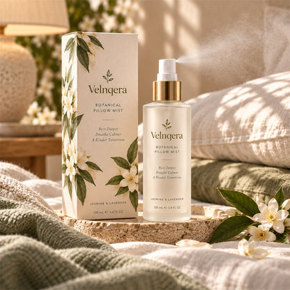 Velnqera Botanical Pillow Mist - lifestyle view